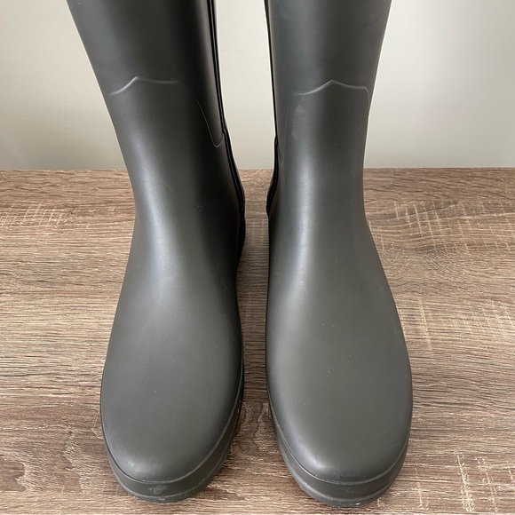 Hunter Original Refined Matte Rain Boot Size 9M Dark Slate Gray - Picture 4 of 11